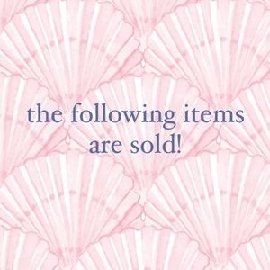 ☆Sold Items☆
